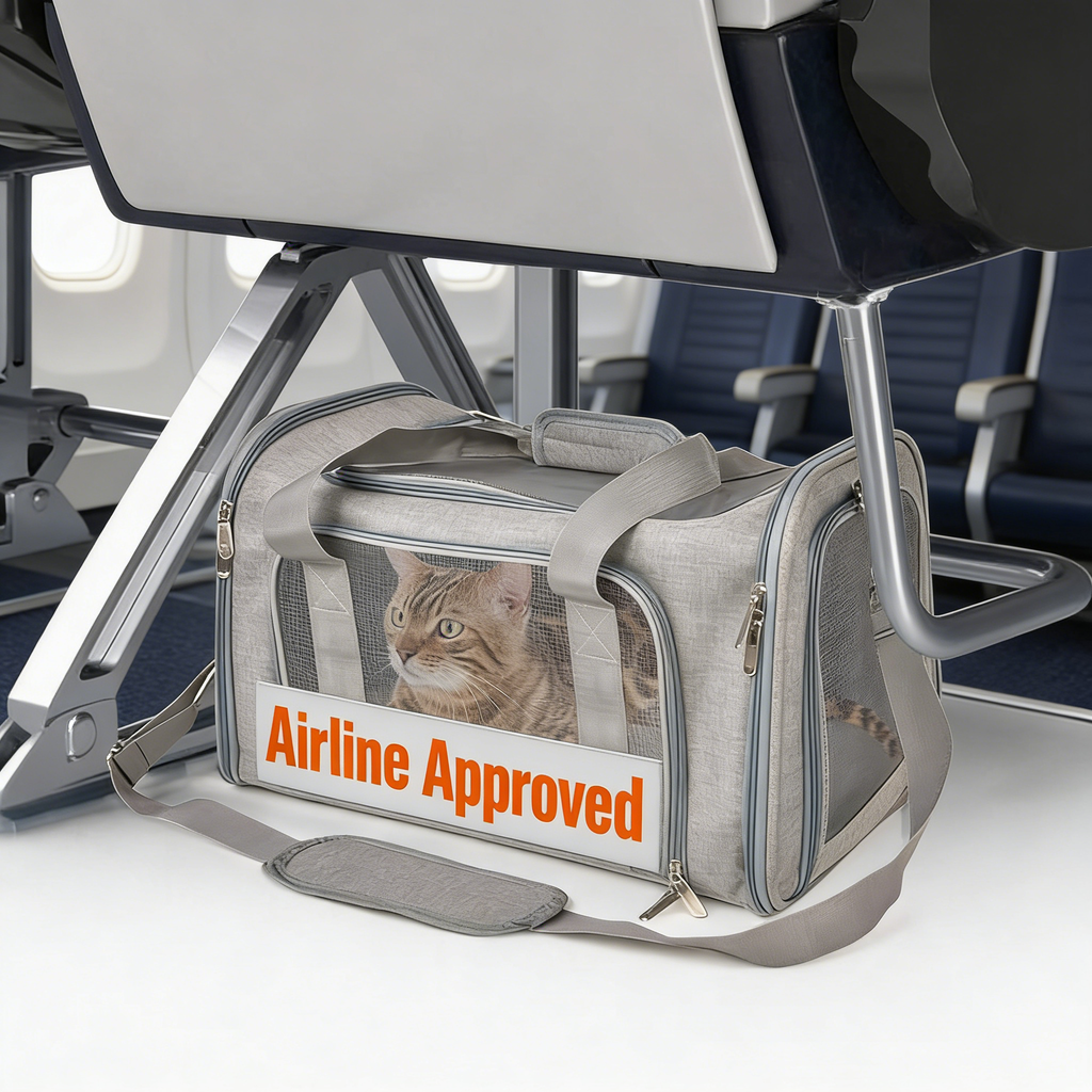 Cat Carriers Dog Carrier Pet Carrier For Small / Medium Cats Dogs Puppies (Up To 15lbs)