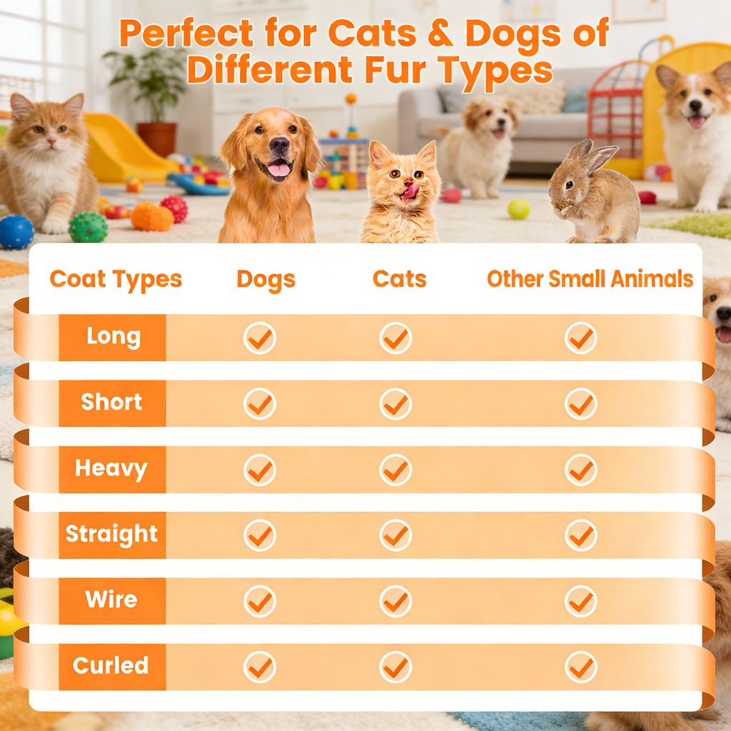 3 in 1 Cat Steam Brush, Pet Steam Brush for Cat Dog Long Short Haired